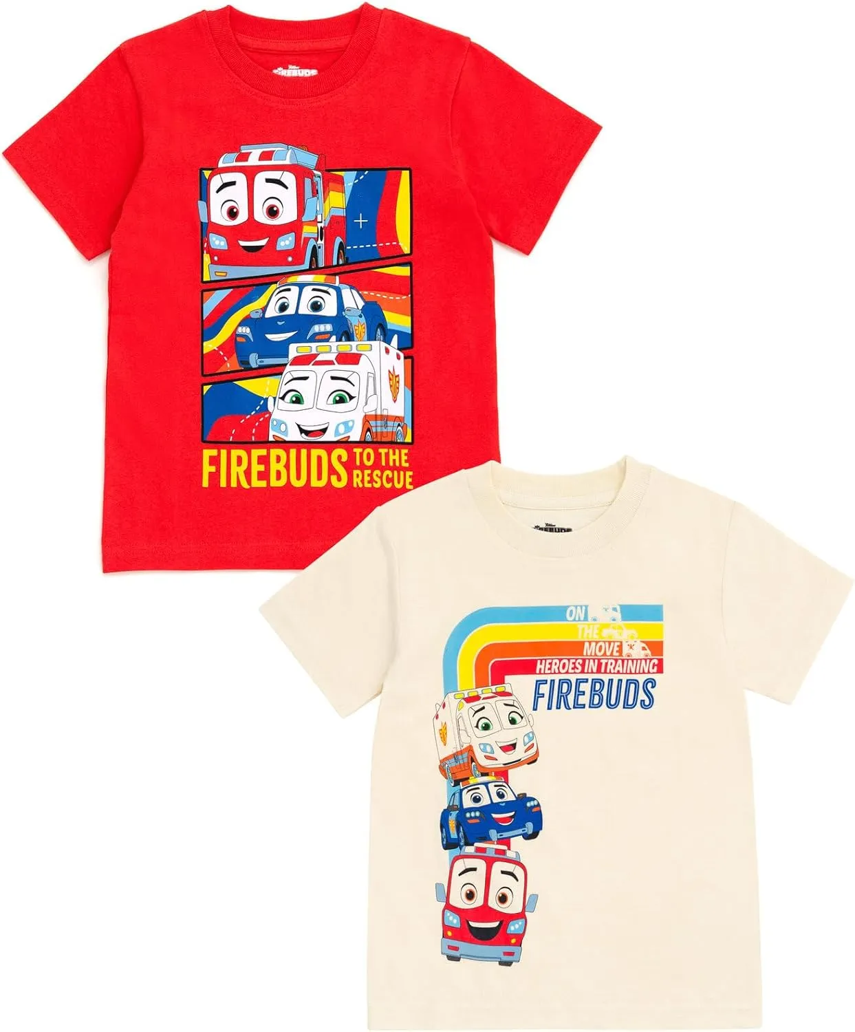 Disney 2 Pack T-Shirts Infant to Big Kid Sizes (12 Months - 14-16)