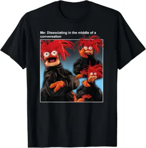 Disney The Muppets Pepe The King Prawn Dissociating Meme T-Shirt