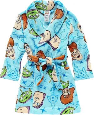 Disney Toy Story Toddler Boys' Bath Robe, Woody & Buzz