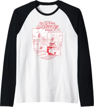 Disney Winnie the Pooh Easy Breezy Days Piglet Adventures Raglan Baseball Tee