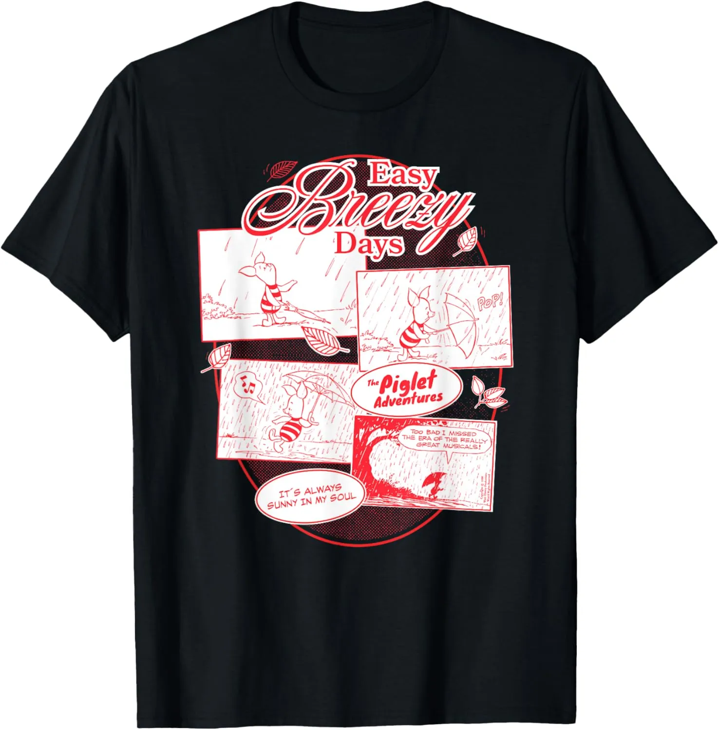 Disney Winnie the Pooh Easy Breezy Days Piglet Adventures T-Shirt