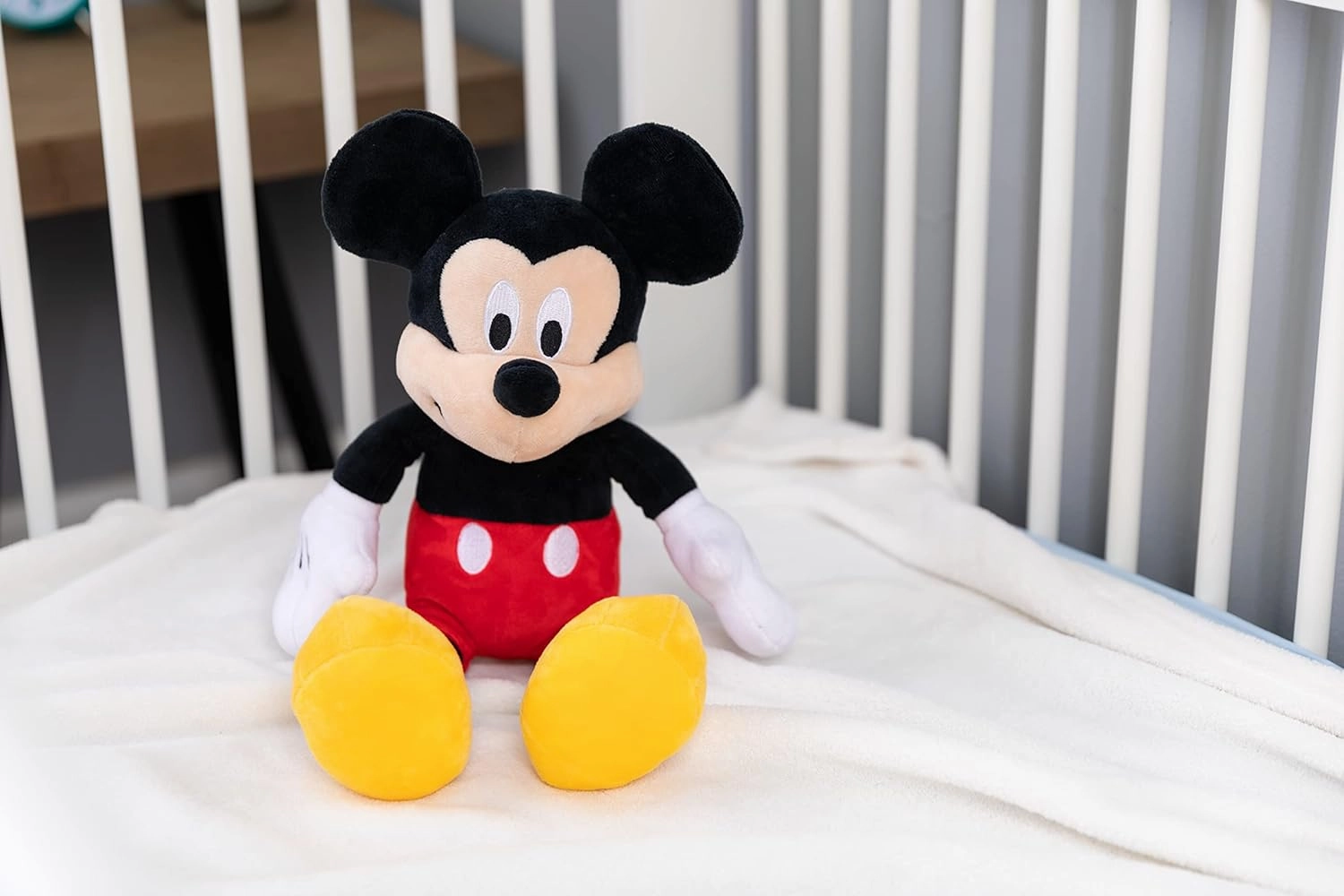 Disney Baby Mickey Mouse Stuffed Animal Plush Toy, 15 Inches