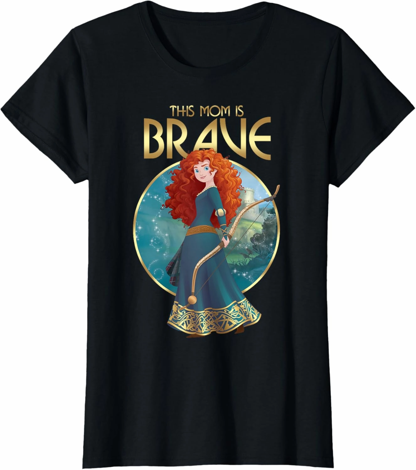 Disney Pixar Brave Mother's Day You Are Brave Merida Logo T-Shirt