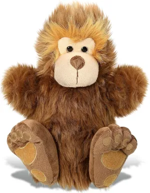 DolliBu Big Foot Hand Puppet Super Soft Stuffed Animal, Cute Realistic Stuffed Animals for Girls, Boys, Adults Animal Gifts, Kids Nursery Decor for Newborn, Cuddly Soft Baby Plush Toys - 10 Inches
