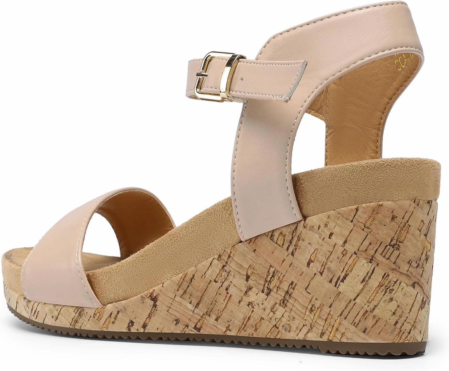DREAM PAIRS Women's Open Toe Buckle Ankle Strap Platform Wedge Sandals Women 2025