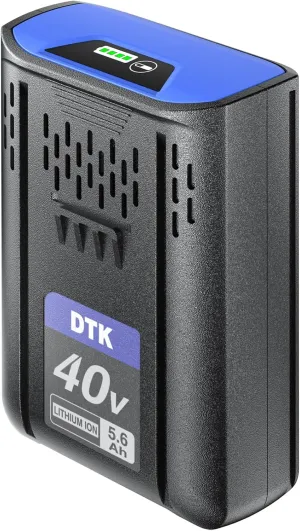 DTK Replacement for Kobalt 40V Battery KM 2041B-06, KPM1040A-03, KM-1640-06,KM 4040-06 Cordless Power Tool Battery 5600mAh