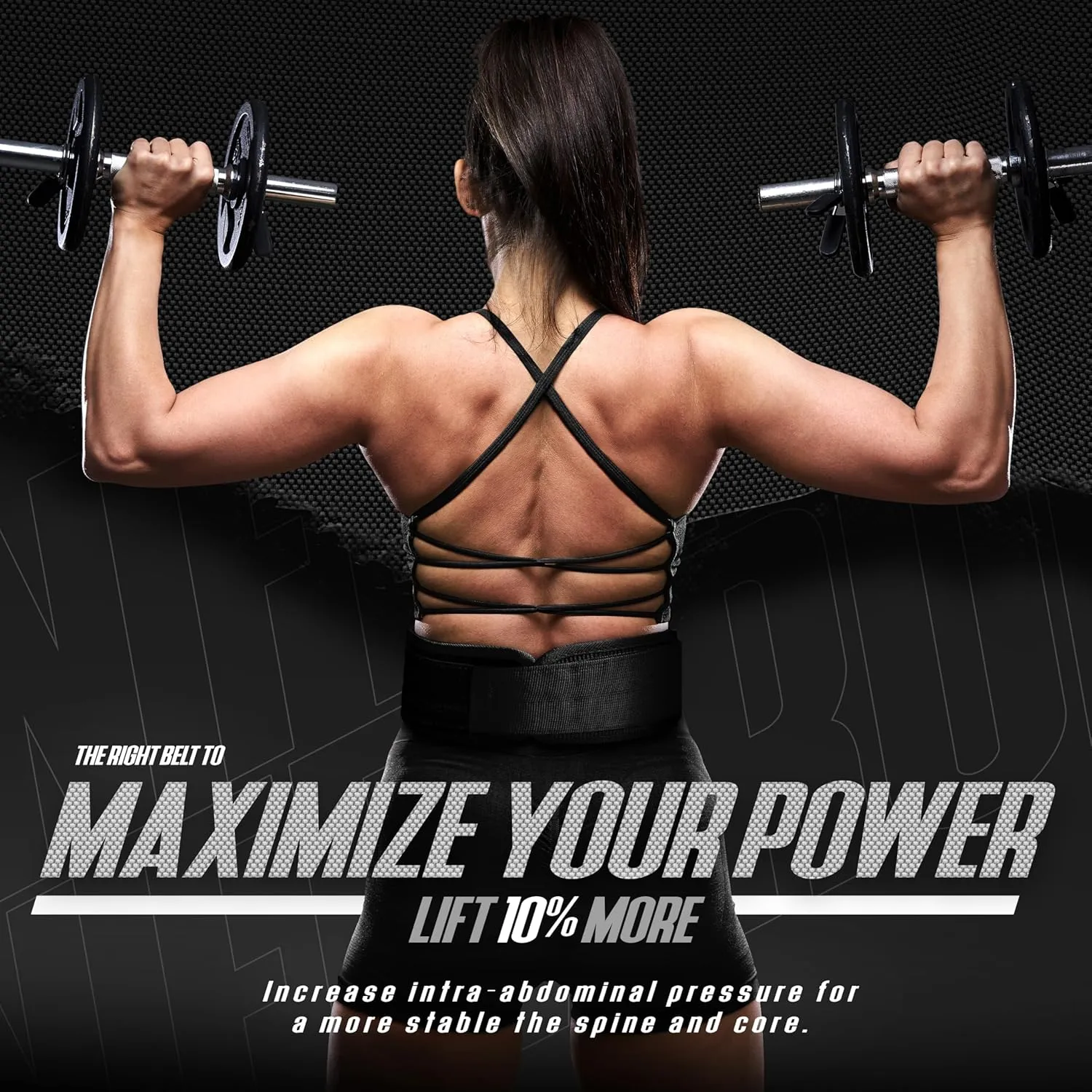 DXM SPORTS Self-Locking Weight Lifting Belt - Men Women Gym Fitness Strength Training, Bodybuilding Powerlifting Weightlifting Workout, Deadlift Squat, Pro Exercise Belt