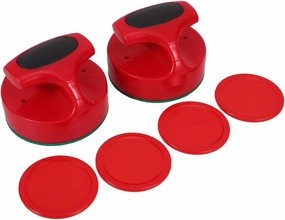 Easy-to-Clean Air Hockey Paddle Replacement Set Mini for Ice Hockey Table Games