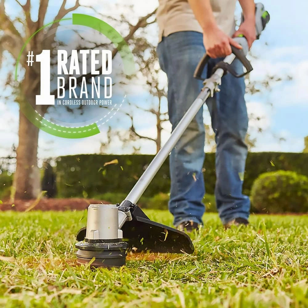 EGO POWER  String Trimmer, Battery Powered, 15" Trimmer for Weeds and Grass with Rapid Reload, Split Shaft, Includes 56V 2.5Ah Battery and Charger - ST1502SA