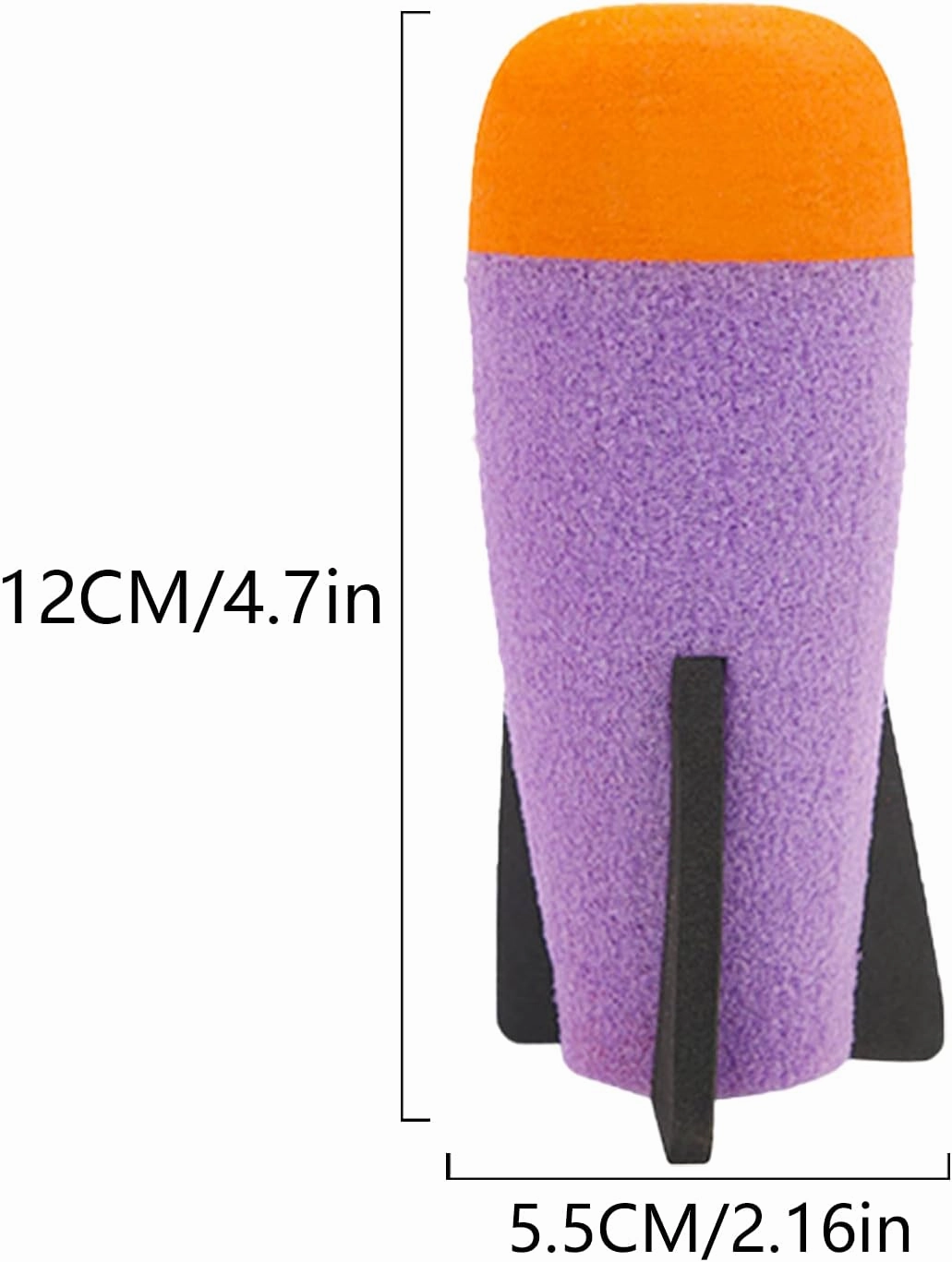 EKIND Mega Missile Refill for Toy Rocket Launcher, Foam Ammo Compatible for Nerf N-Strike Elite Series