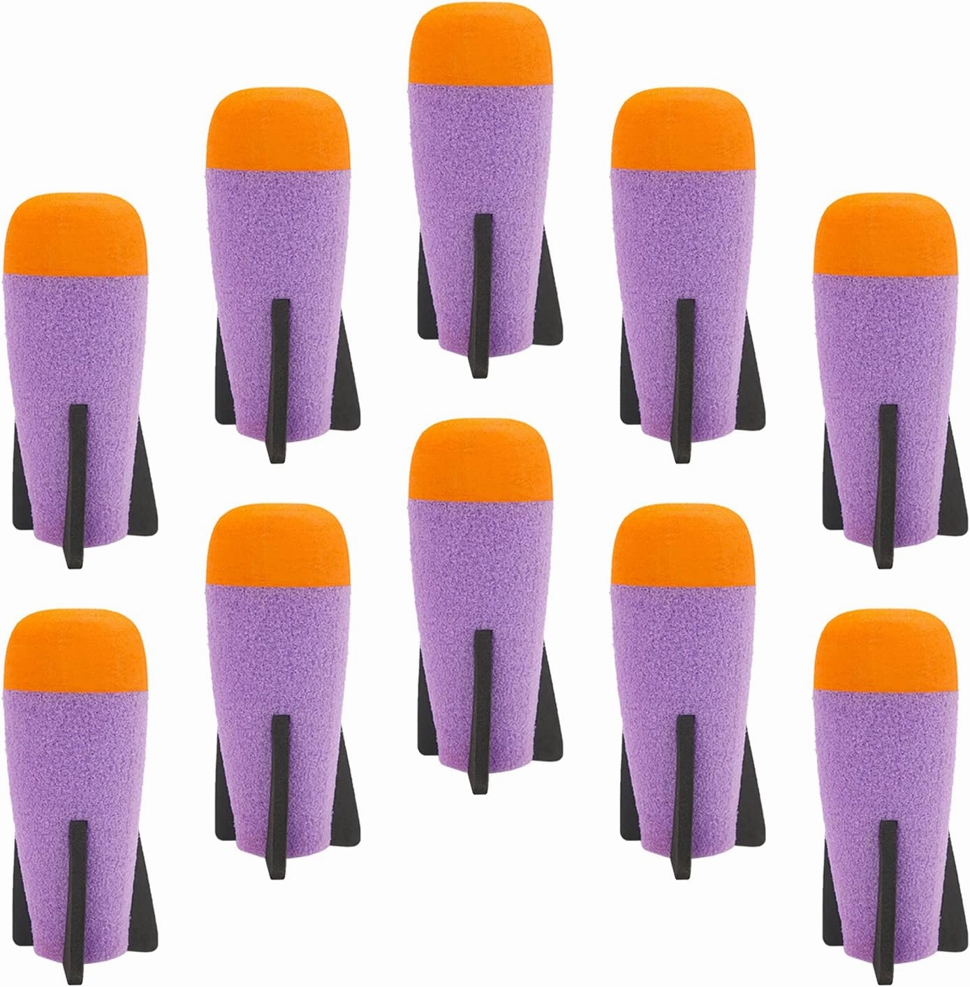 EKIND Mega Missile Refill for Toy Rocket Launcher, Foam Ammo Compatible for Nerf N-Strike Elite Series
