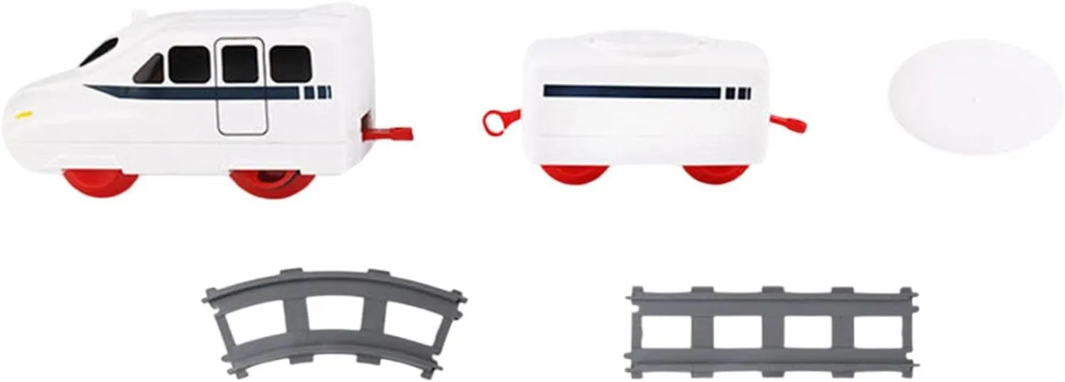 Electric Sushi Toy Train with Rail Track for Children, 5 Sections