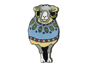 Emma Ball Enamel Pin : Sheep in Blue