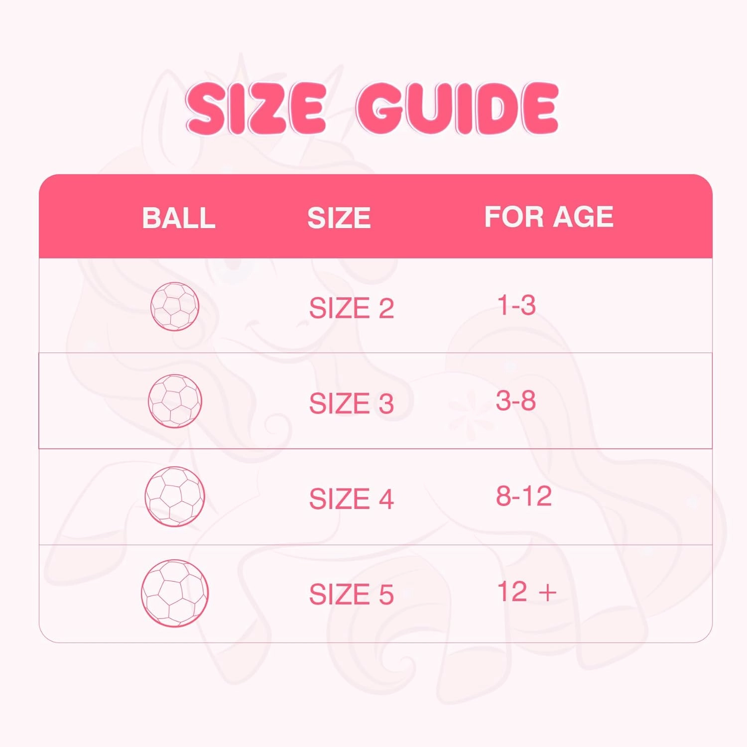EVERICH Soccer Ball Size 2/3/4/5 for Toddlers & Kids - Shiny Unicorn Dinosaur Cute Design - Small Soccer Ball with Pump- Great Gifts for Children Girls Boys 2 3 4 5 6 7 8 9 10 11 12 Years