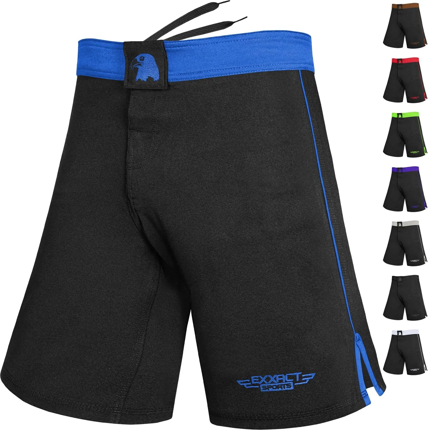 Exxact Sports MMA Shorts, IBJJF Ranked No Gi BJJ Jiu Jitsu Shorts for Men, Boxing, Cross Training & Grappling Shorts