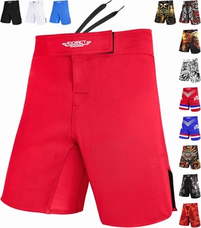 Exxact Sports Pro MMA Shorts, No-Gi BJJ Jiu Jitsu Shorts for Men, Boxing, UFC, Cross Training, Kickboxing & Grappling Shorts.