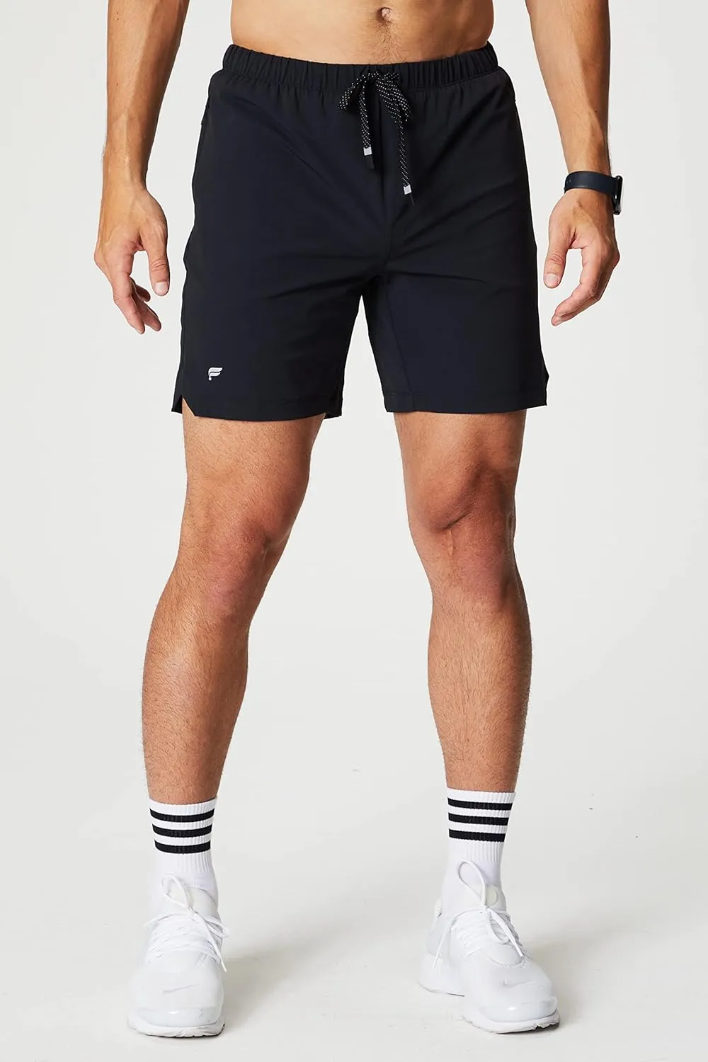 Fabletics Men's The One Short (Unlined), Training, Swimming, Lightweight, Quick-Dry, Zip Pocket, Stretch Woven