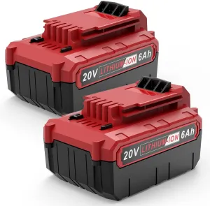Fancy Buying [2Pack 6.0Ah 20V Battery Replacement for Porter Cable 20-Volt Max Lithium Power Tools PCC685L PCC680L PCC682L PCC685LP PCC682Lf PCC700 PCC640 PCC601Batteries