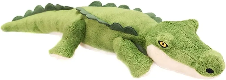 Fiesta Toys Earth Pals Green Alligator Stuffed Animals Recycled Material Plush Mini Keepsake Toy - 13 Inch, Small