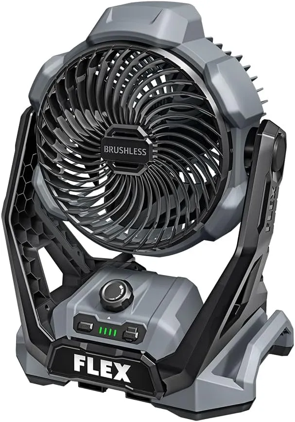 FLEX 24V Brushless Cordless 1,100 CFM Jobsite Fan Tool Only, Battery and Charger Not Included - FX5471-Z