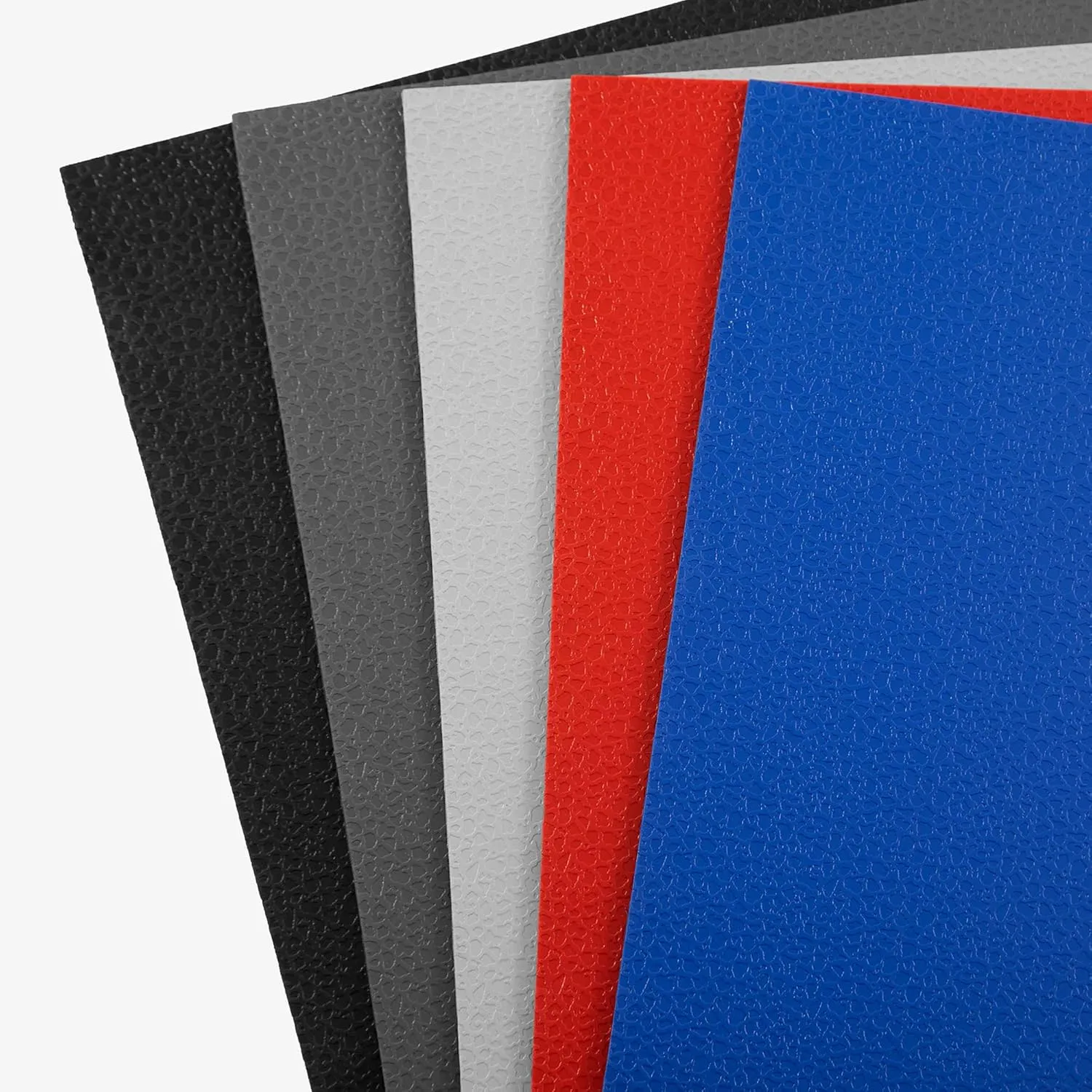 FlooringInc's 4.5mm Flex Nitro Hidden Interlocking Garage Floor Tiles, Flexible PVC Garage Tiles Flooring for a Stronger & Safer Garage, Workshop or Shed, Smooth, Light Gray, 4 Tiles (20.5"x20.5")