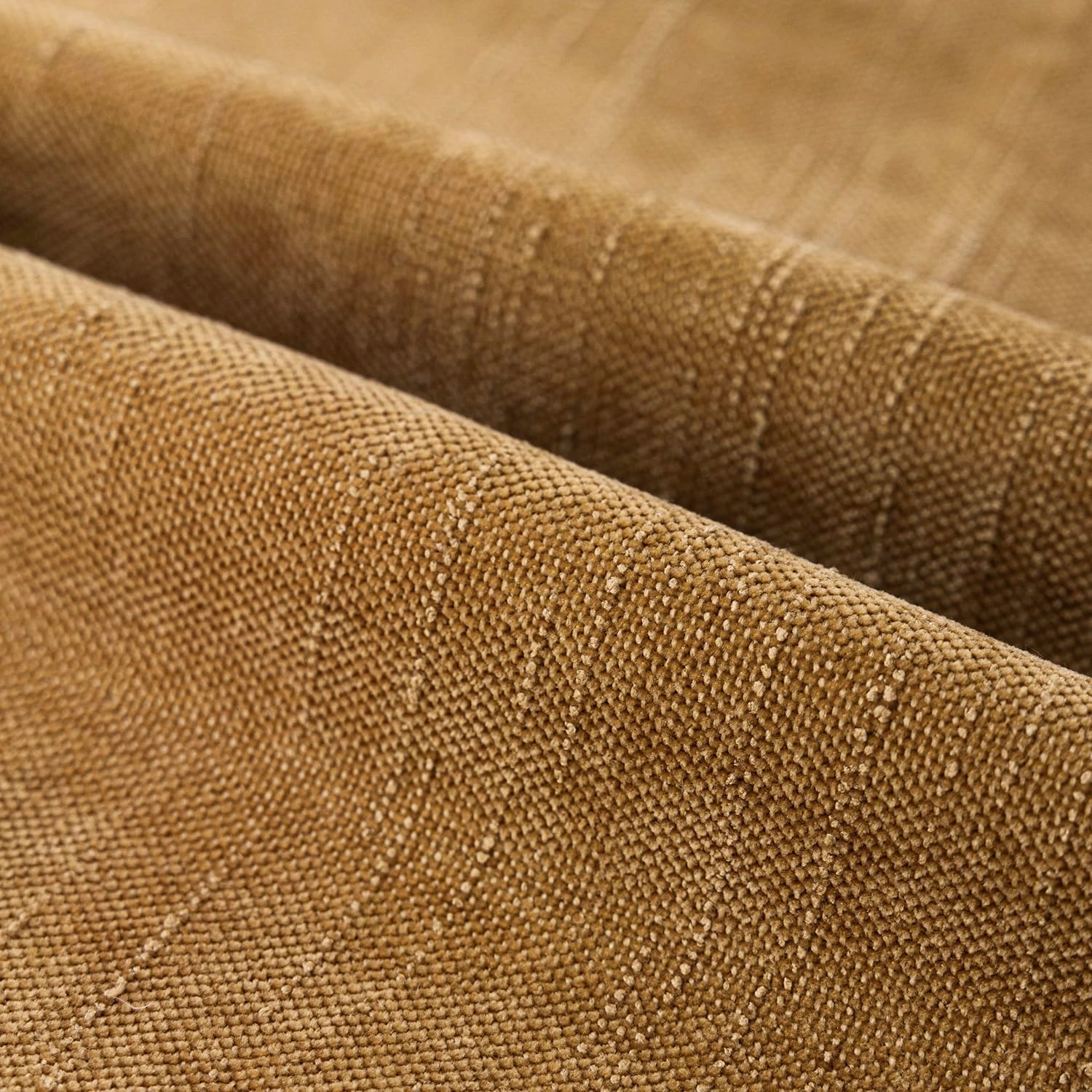 Foindtower Set of 2 Soft Textured Chenille Throw Decorative Pillow Covers Square Accent Solid Cushion Cover Neutral Farmhouse Pillow Case for Couch Sofa Bedroom Living Room 18x18 Inch,Golden Brown