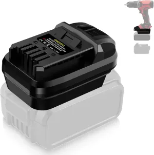 for Dewalt 18v to for Skil Battery Adapter, Adaptor for Milwaukee M18 18V for Dewalt 20V Battery Converter to for SKIL PWR CORE 20 20V Li-ion Cordless Power Tools Drill(Only Adapter)