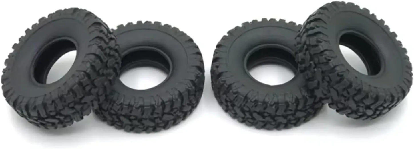for WPL C14 C24 B14 B16 B24 B36 for HengLong for FeiYu for JJRC Metal Upgrade 64mm Soft Tire Skin RC Car Replacement Parts RC Car Repair Kit