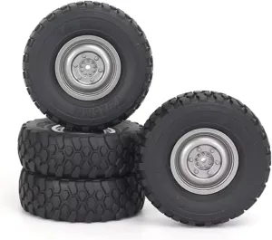 for WPL for C14 C24 C34 B14 B24 4pcs 72mm Soft Tire Wheel RC Car Upgrade Parts Accessories RC Repair Parts