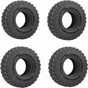 for Axial for SCX24 90081 Upgrade Tyres 4PCS 1.0" Soft Rubber All for Terrain Wheel Tires 50 * 20/54 * 23mm for 1/24 RC Crawler Car RC Vehicle Wheels Tires(B)