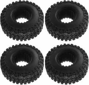for Axial for SCX24 for Bronco for Gladiator 1/18 1/24 RC Crawler Car Upgrades 1.0" Soft Rubber Wheel Tire 54mm RC Upgrade Accessories