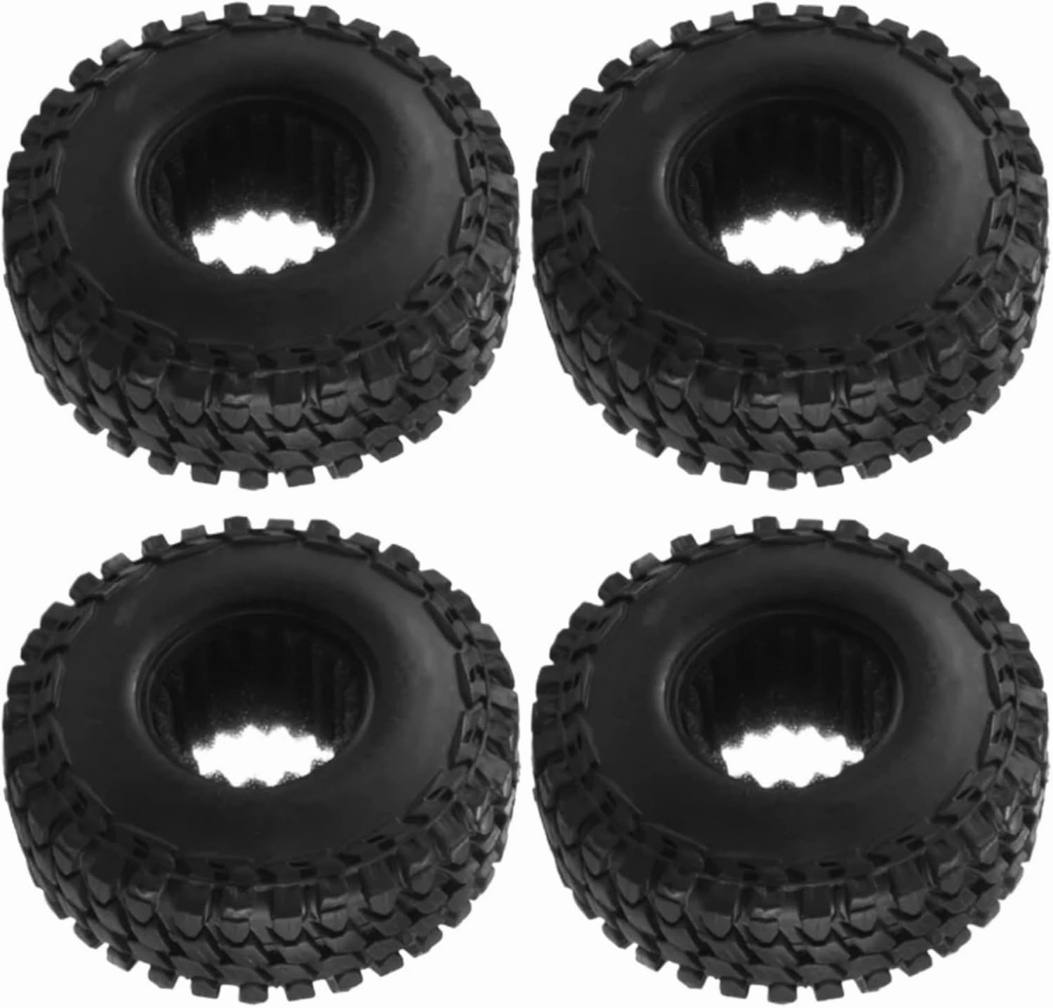 for Axial for SCX24 for Bronco for Gladiator 1/18 1/24 RC Crawler Car Upgrades 1.0" Soft Rubber Wheel Tire 54mm RC Upgrade Accessories