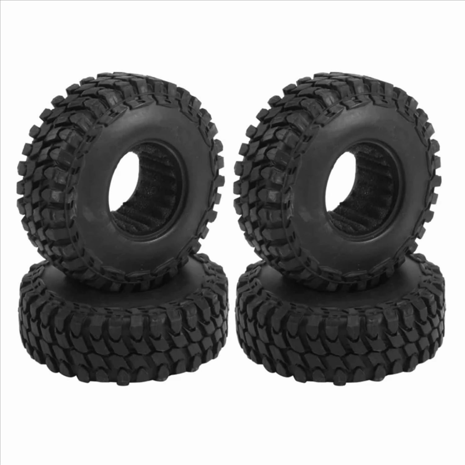 for FMS for FCX24 Enduro24 for TRX4M 1/18 1/24 RC Crawler Car Upgrades 1.0" Soft Rubber Wheel Tire 54mm RC Upgrade Accessories
