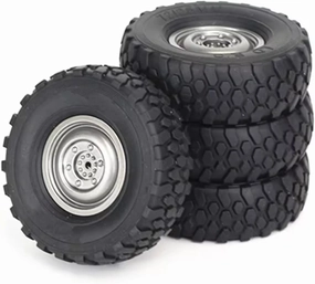 for MN D90 for MN98 for MN99S for WPL C14 C24 C34 B14 B24 for LDRC P06 4pcs 72mm Soft Tire Wheel RC Car Upgrade Parts Accessories RC Car Repair Kit