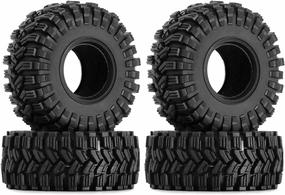 for SCX24 for AX24 for TRX4M 58 * 24mm All for Terrain for Super Soft Sticky 1.0 Wheel Tires for 1/18 1/24 RC Crawler RC Vehicle Wheels Tires
