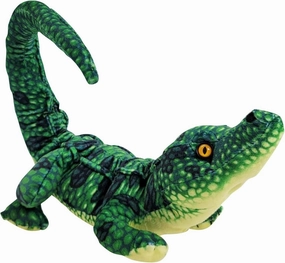 Forest & Twelfth 16" Stuffed Alligator Plush, Majestic Animal Collection Stuffed Animal, Premium Materials, Best Gift for Kids Age 3 , Nursery and Room Decor (16" Alligator)