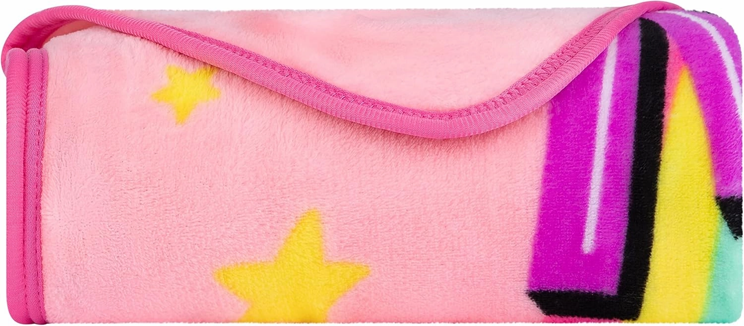 Franco Kids Bedding Super Soft Micro Raschel Throw, 46 in x 60 in, Care Bears