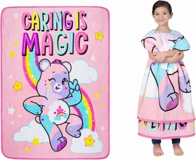 Franco Kids Bedding Super Soft Micro Raschel Throw, 46 in x 60 in, Care Bears