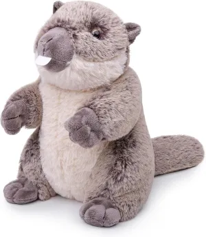 FRANKIEZHOU Simulation Groundhog Stuffed Animal-Gray 9In,Soft Gifts Toy for Kids, Home Decor,Hugging Toy