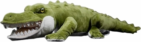 FRANKIEZHOU Lifelike Crocodile Stuffed Animal-Green 19.7",Crocodile Toy, Huge Stuffed Animals,Girl Toys,Gifts for Kids,Home Decor,Hugging Toy