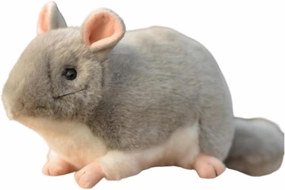 FRANKIEZHOU Rat Plush-Gray 9.84",Soft Rat Plush Toy, Mouse Stuffed Animal,Girl Toys,Gifts for Kids, Baby,Home Decor