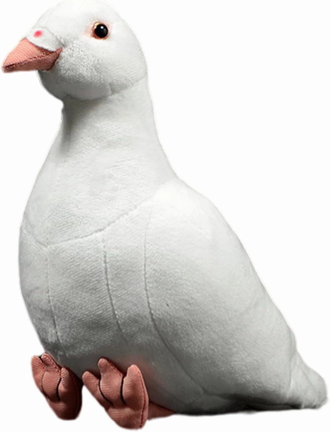 FRANKIEZHOU White Pigeon Stuffed Animal Plush-7",Pigeon Plush Toy for Kids,Bird Stuffed Animal Toy,Girl Toys,Gifts for Kids,Home Decor