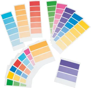 Fun Express Paint Chip Supply Strips - Perfect for Kids' Educational Activities, Arts and Crafts, and Creative Learning Projects - 800 Pieces