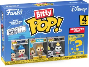 Funko Bitty POP! Disney Mini Figures, condition new but Mystery POP is missing, open, scruffy box