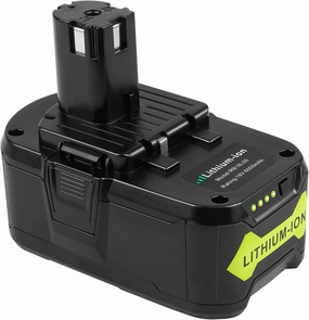 Futurebatt [1Pack] 6.0 AH! High Capacity 18V Replacement Battery for Ryobi P102 P103 P104 P105 P107 P108 P109 P122 for Ryobi ONE  18-Volt Tools Battery