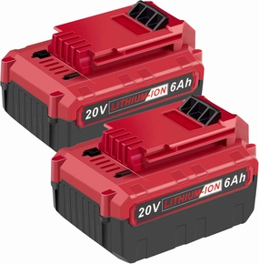 Futurebatt [2Pack] High-Output 6.0Ah 20V Battery Replacement for Porter Cable 20-Volt Max Lithium Power Tools PCC685L PCC680L PCC682L Batteries