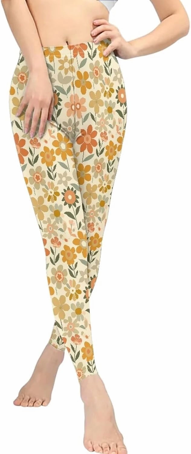Galaxy Workout Legging Pants Full Length, Yoga Pants Plus Size for Women, High Waisted Leggings for Sports Running