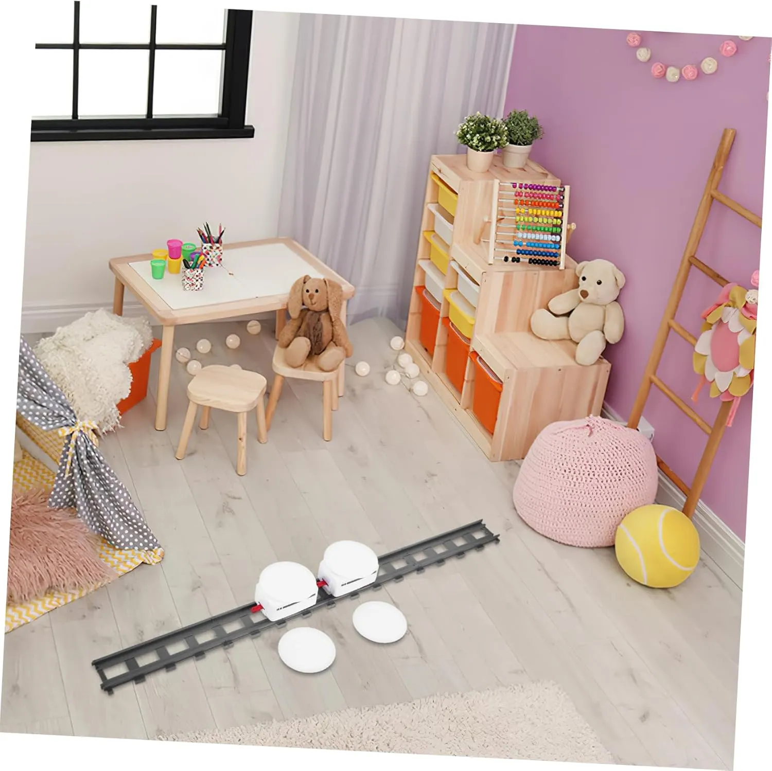 Garneck 1 Set Electric Rotating Set Creative Sushi Rolling Kit Japanese Style Interactive Play Experience
