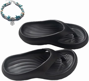 GDSAFS Pillow Arch Support Flip Flops, 2025 New Non-Slip Soft Comfortable Walking Platform Sandals, Orthopedic Beach Slippers
