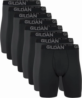 Gildan Men's Underwear Cotton Stretch Boxer Briefs, Multipack